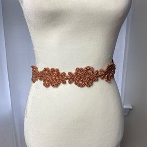 Anthropologie Copper Belt size S